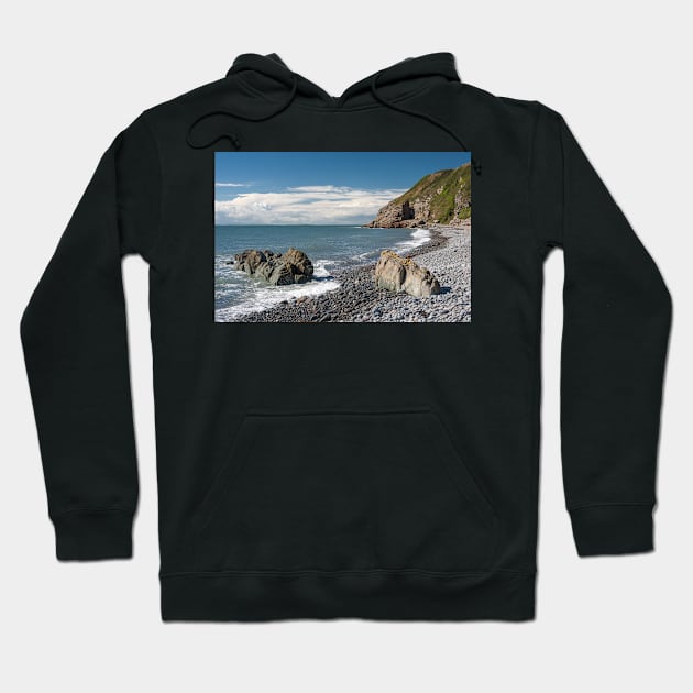 Saint Ninian's Cave near Whithorn Photograph Dumfries and Galloway Hoodie by CreativeNatureM